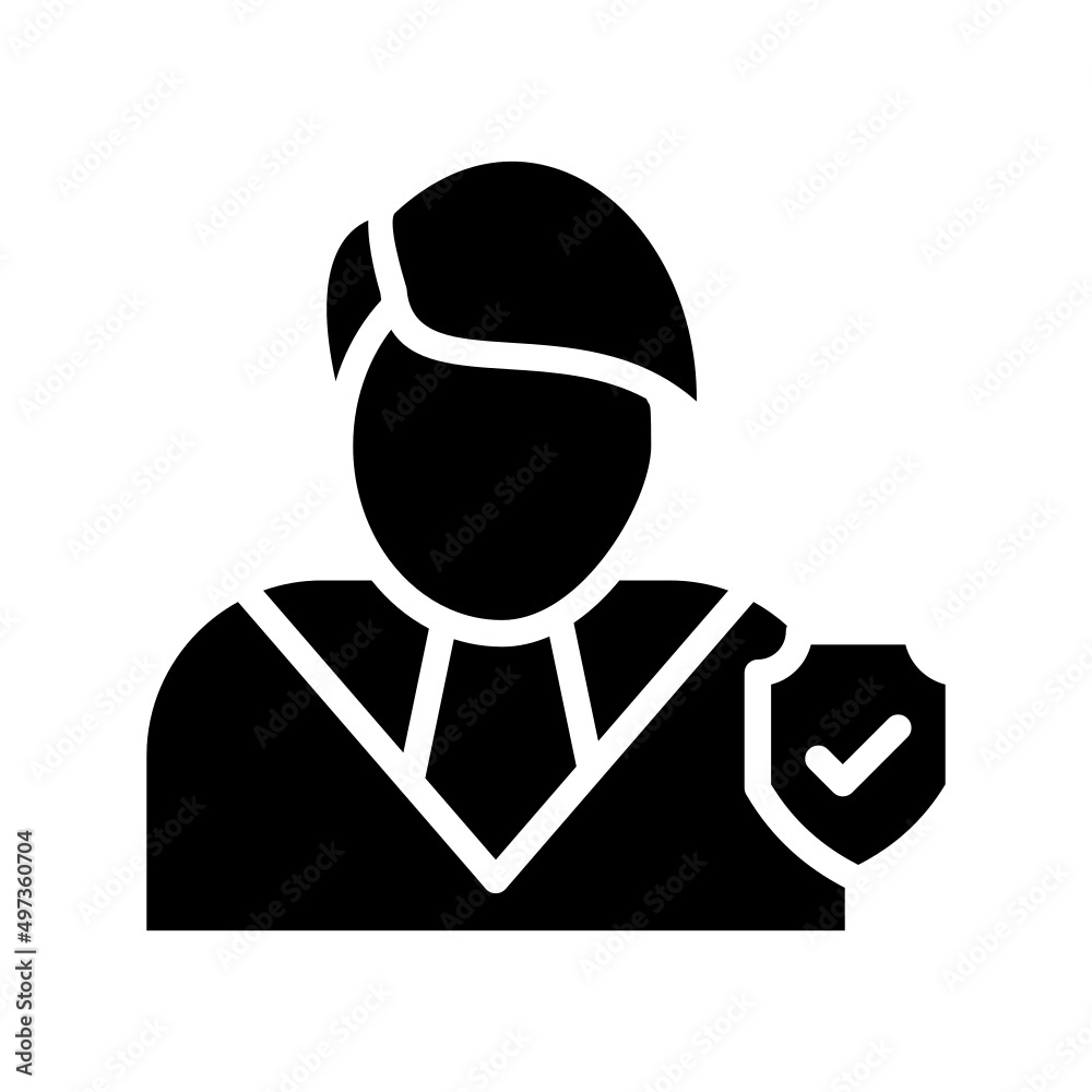 Insurance agent Icon Insurance agent Icon