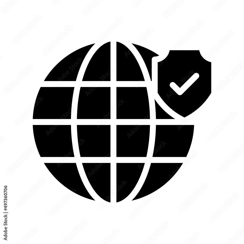 Worldwide Security Icon Worldwide Security Icon
