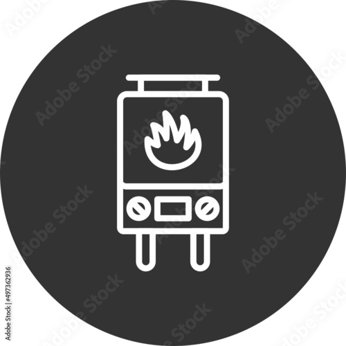 Gas Heater Icon