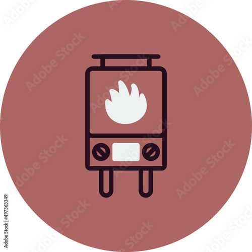 Gas Heater Icon