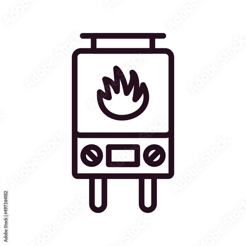 Gas Heater Icon