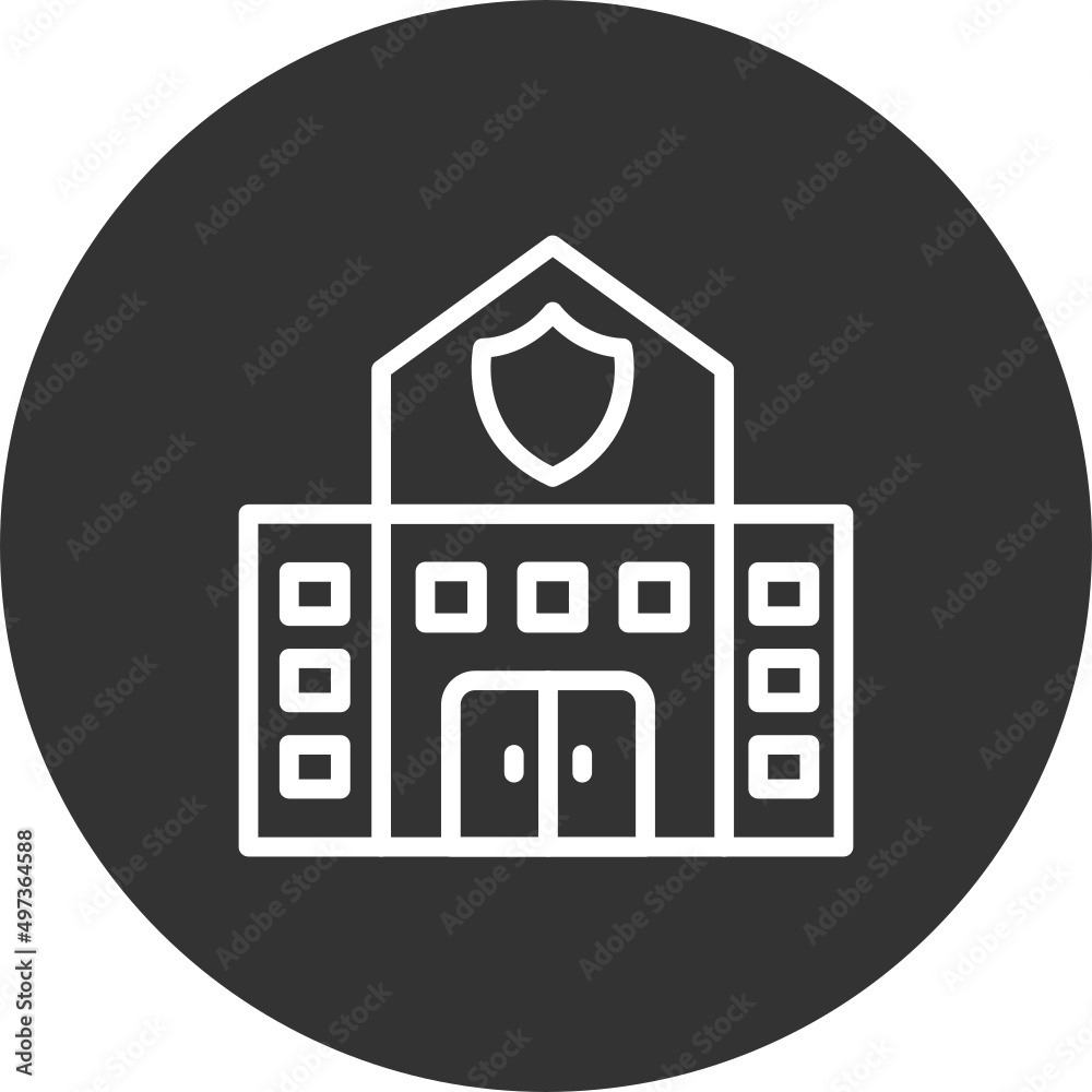 Security Campus Icon Security Campus Icon