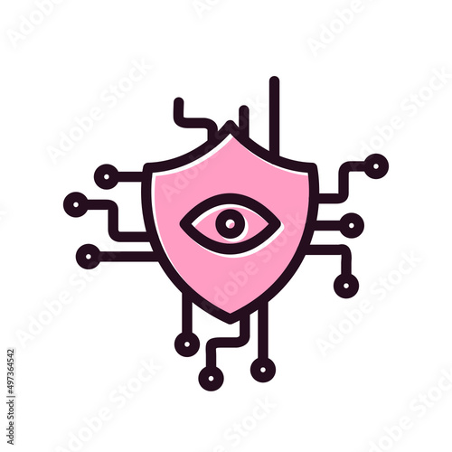 Security Monitoring Icon