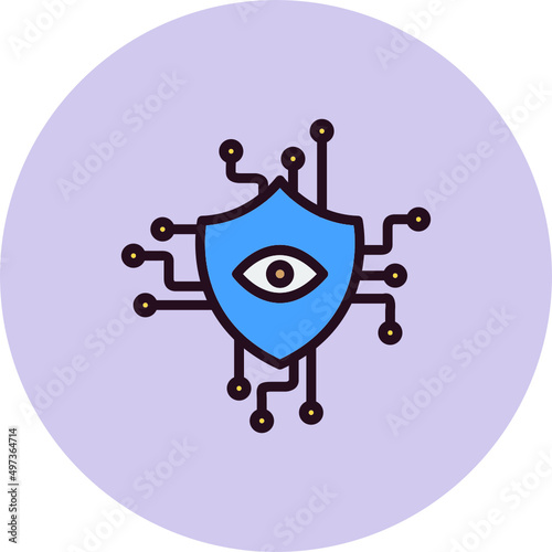 Security Monitoring Icon