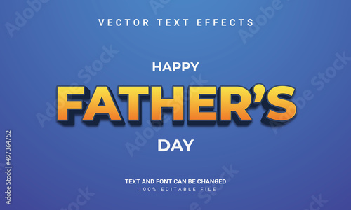 Happy father's day 3D Text Effect