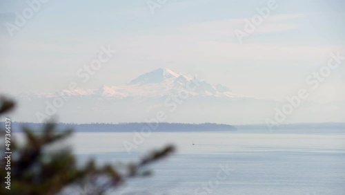 Wallpaper Mural Mount Baker across Semiahmoo Bay Washington State 4K UHD. Mount Baker rising behind Boundary Bay seen from Point Roberts. 4K UHD.
 Torontodigital.ca