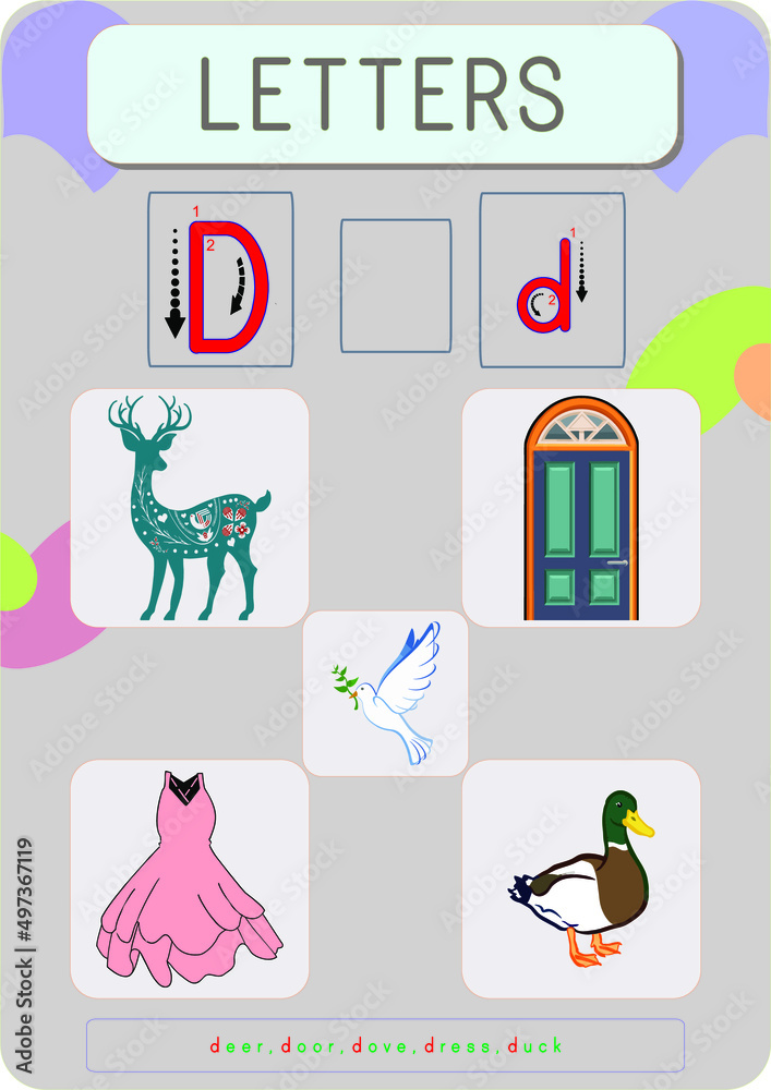 This worksheet contains pictures that begin with all letters of the alphabet.