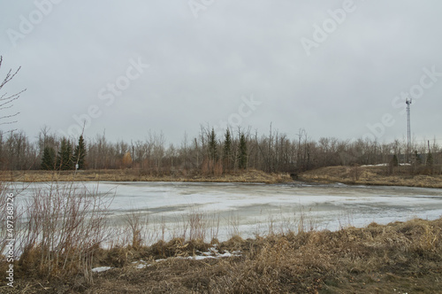 Pylypow Wetlands on a cloudy spring day