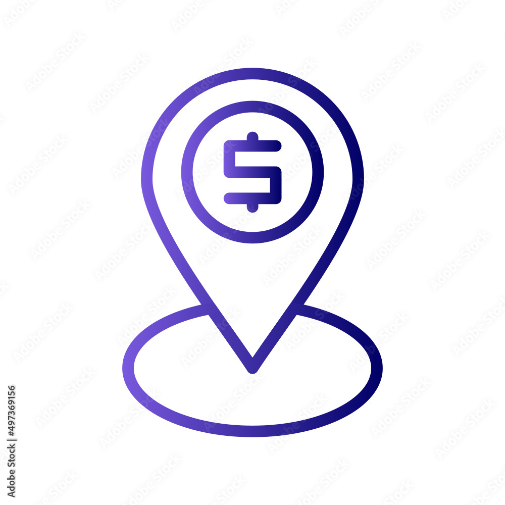 Cash location Icon Cash location Icon