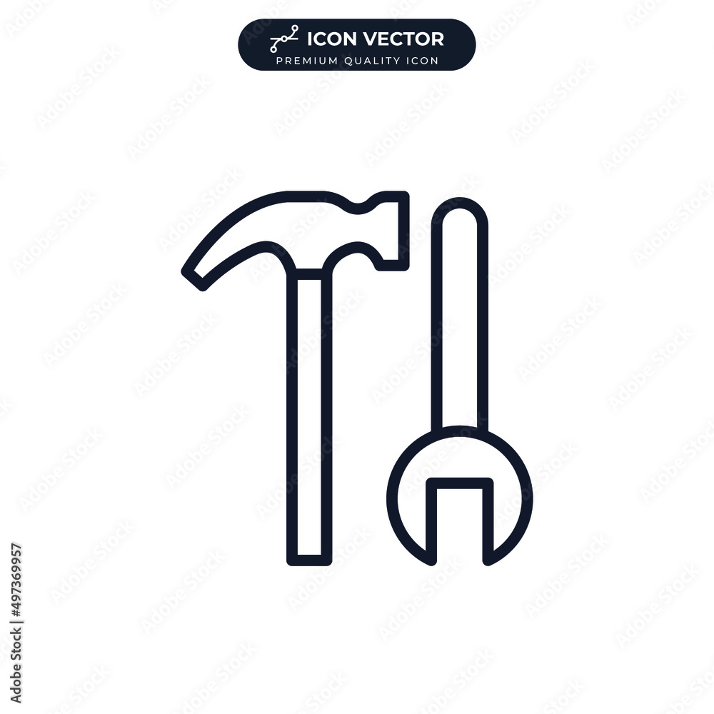 tools icon symbol template for graphic and web design collection logo vector illustration tools icon symbol template for graphic and web design collection logo vector illustration
