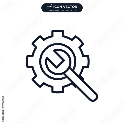 repair icon symbol template for graphic and web design collection logo vector illustration
