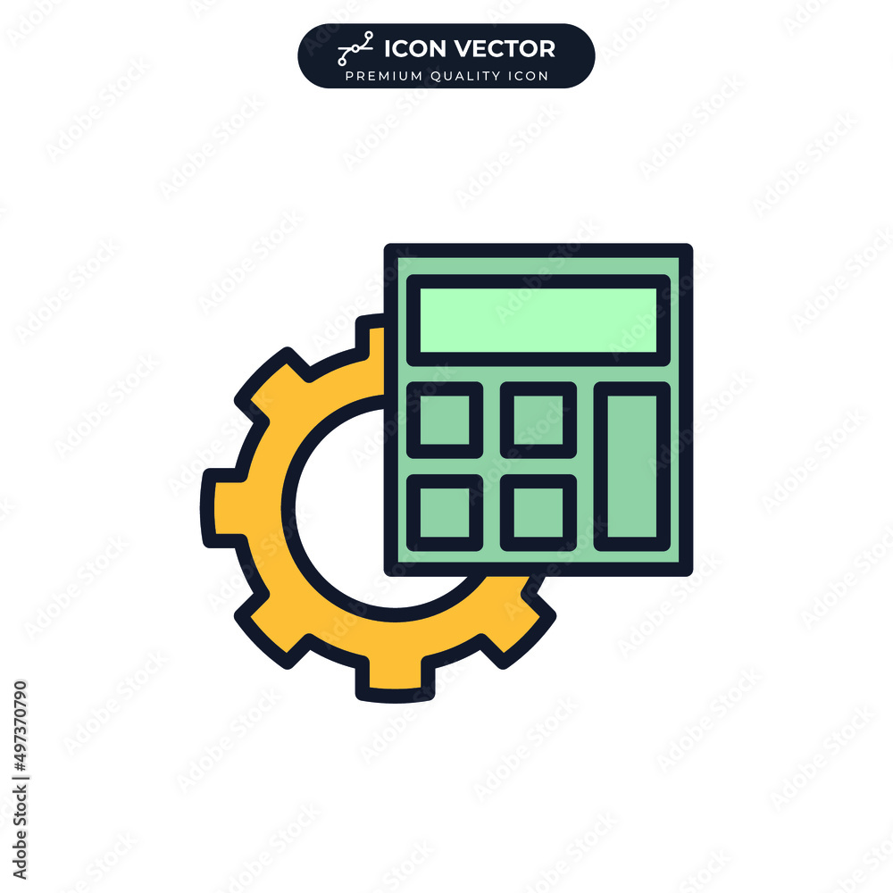 calculation icon symbol template for graphic and web design collection logo vector illustration calculation icon symbol template for graphic and web design collection logo vector illustration