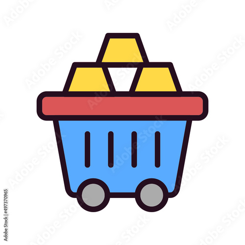 Mining Cart Icon