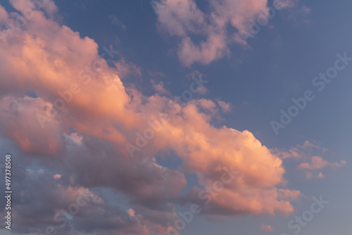 Sky and clouds at sunset © Martina