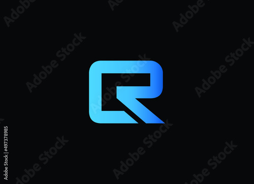 CR Letter Vector Design, CR logo Design
