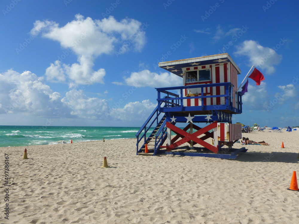 enjoying a beach in miami enjoying a beach in miami