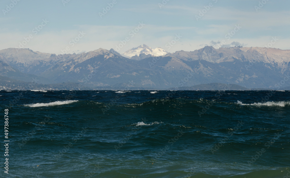 you saw the tronador hill from the nahuel huapi lake near bariloche