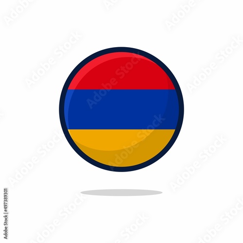 Armenia Flag Icon. Armenia Flag flat style isolated on a white background - stock vector. Free Download Armenia Flag Icon. Armenia Flag flat style isolated on a white background - stock vector. - GFXLoad