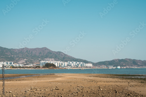 Jinhaeru beach park in Changwon  Korea