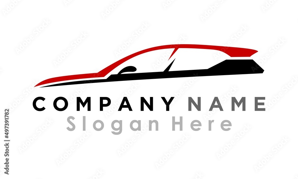 modern car vector logo