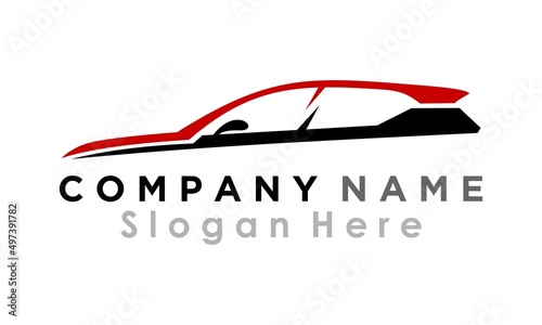 modern car vector logo