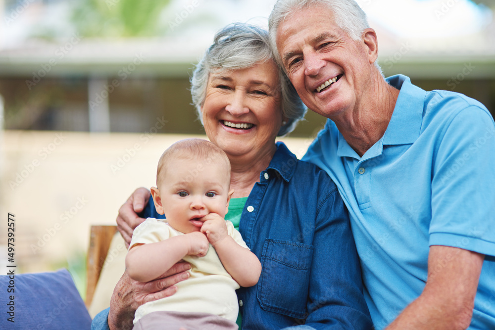 Grandsons make life special. Cropped shot of a senior couple spending time with their grandson. Grandsons make life special. Cropped shot of a senior couple spending time with their grandson.