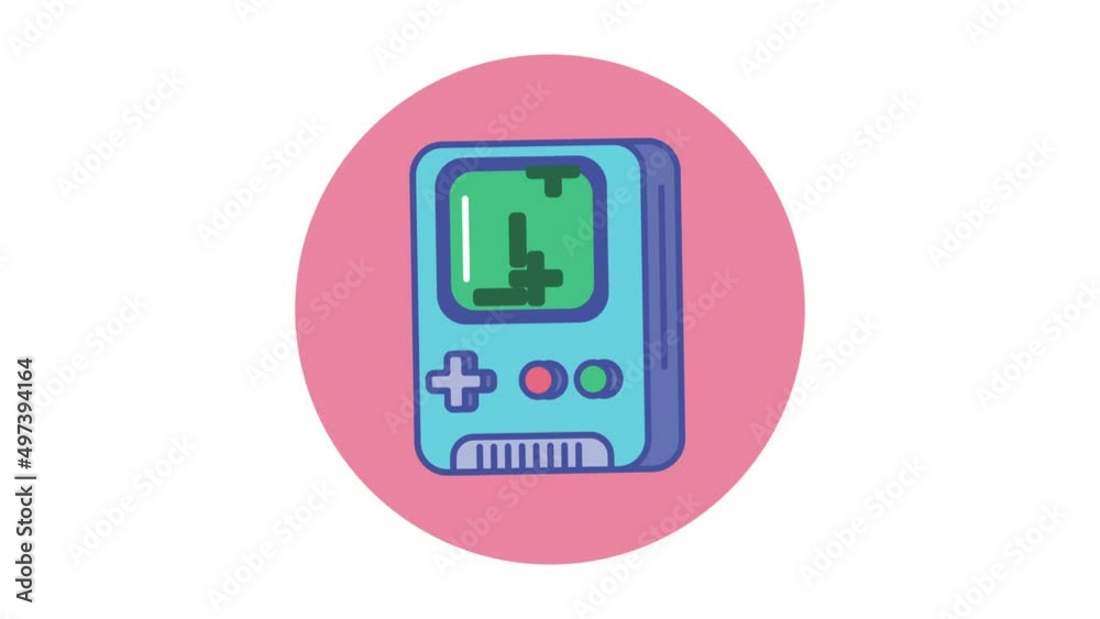 retro video game handle animation retro video game handle animation