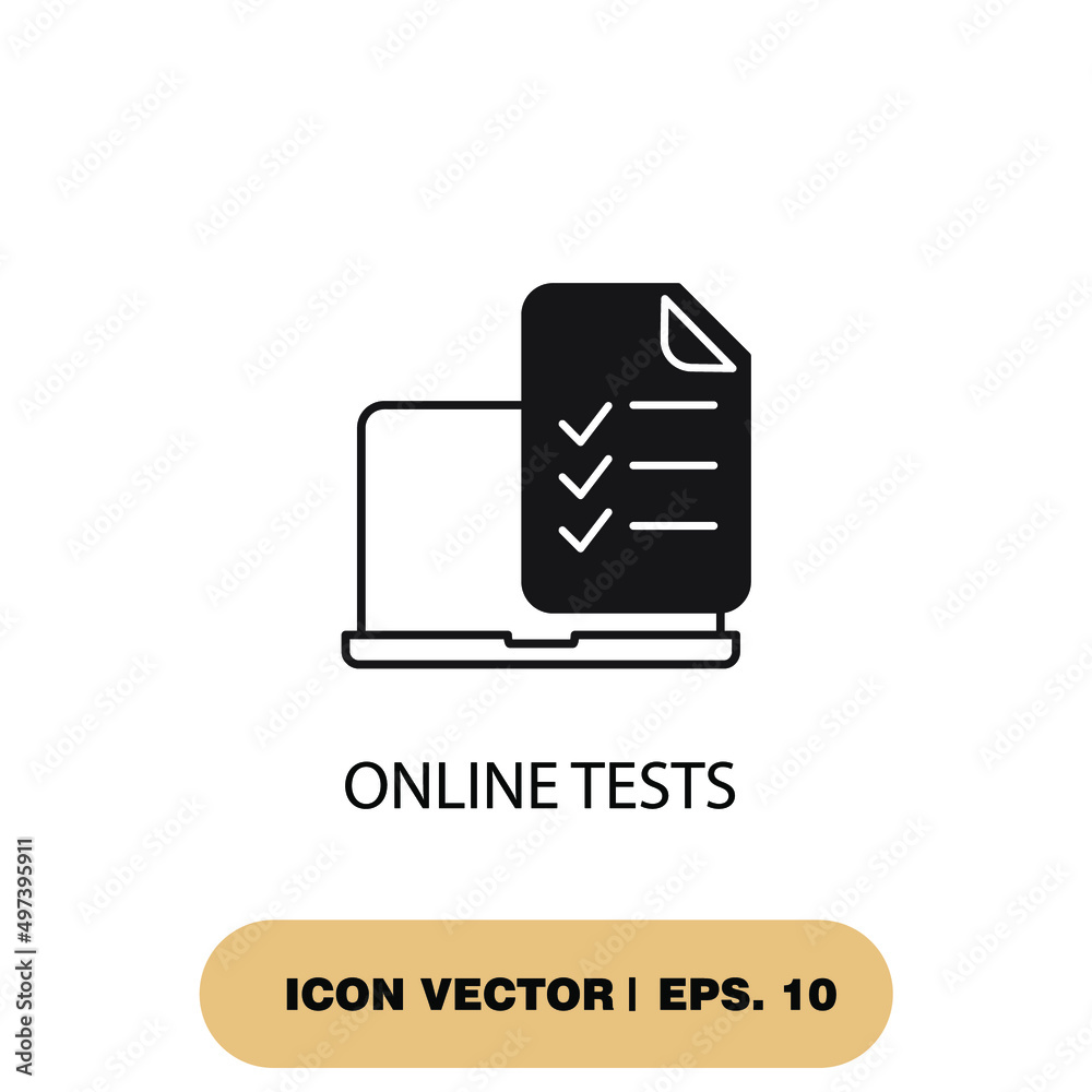 online tests icons symbol vector elements for infographic web online tests icons symbol vector elements for infographic web