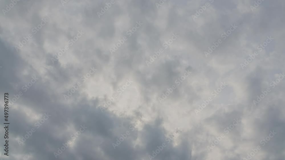 Time-lapse of clouds moving fast in evening. Idyllic cloudy heaven abstract background. Timelapse clouds in blue sky on summer day Time-lapse of clouds moving fast in evening. Idyllic cloudy heaven abstract background. Timelapse clouds in blue sky on summer day