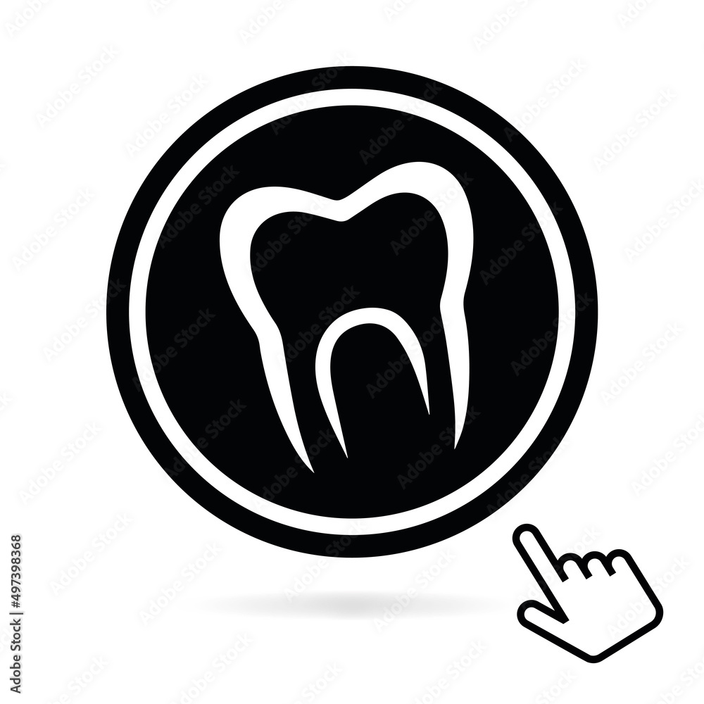 Logo dentiste. Logo dentiste.