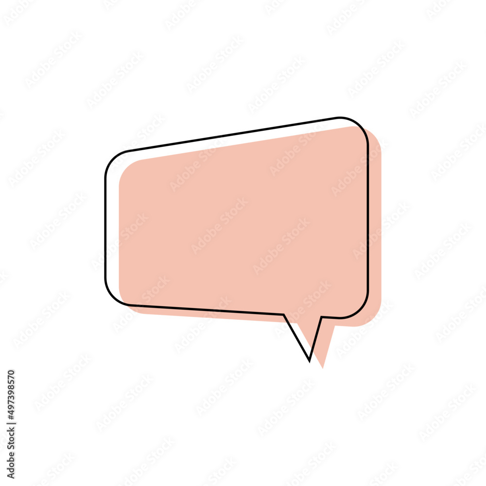 Modern speech bubble frame for comic text isolated white background. Empty outline bubble for speech text. Dialog empty cloud, cartoon box. Modern speech bubble frame for comic text isolated white background. Empty outline bubble for speech text. Dialog empty cloud, cartoon box.
