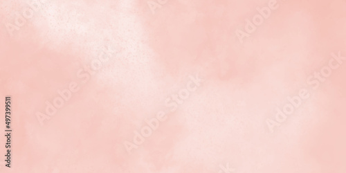 Soft pastel pink watercolor background painted on white paper texture, Watercolor canvas for creative grunge design, Beautiful magenta shades aquarelle illustration. Soft blurred roses marble texture 