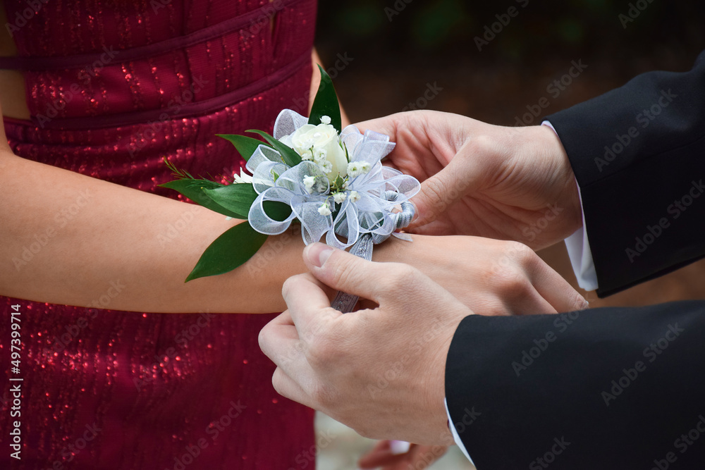Hand corsage for prom discount