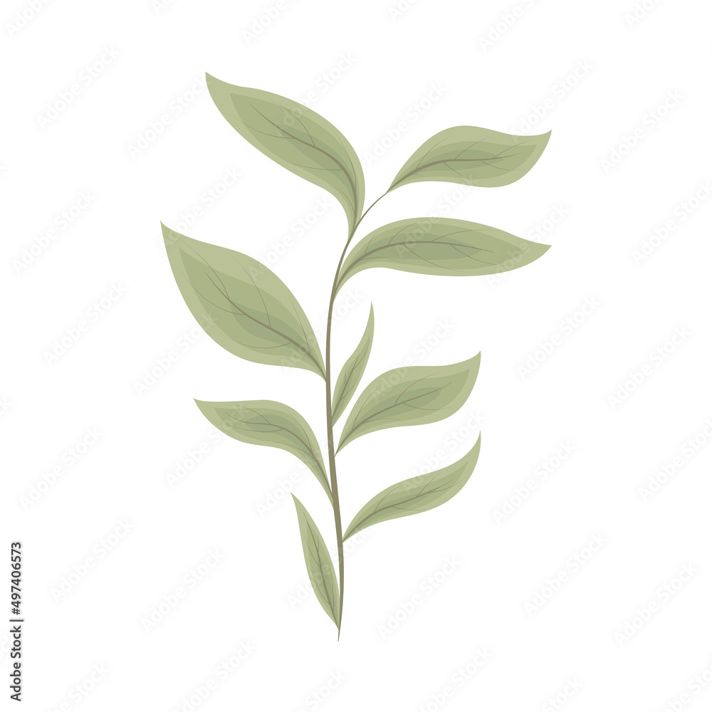 leaves nature flat icon leaves nature flat icon