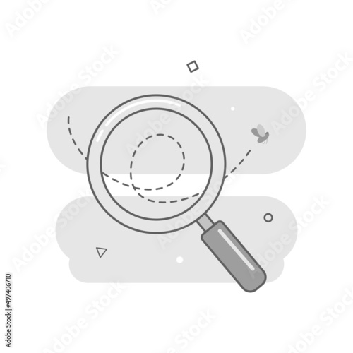 Search no result, not found concept illustration flat design vector eps10. modern graphic element for landing page, empty state ui, infographic, icon