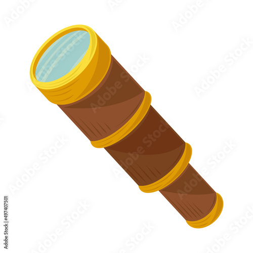 vintage telescope icon