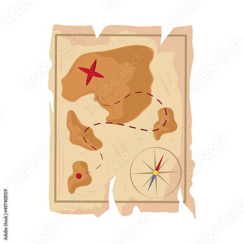 treasure map icon