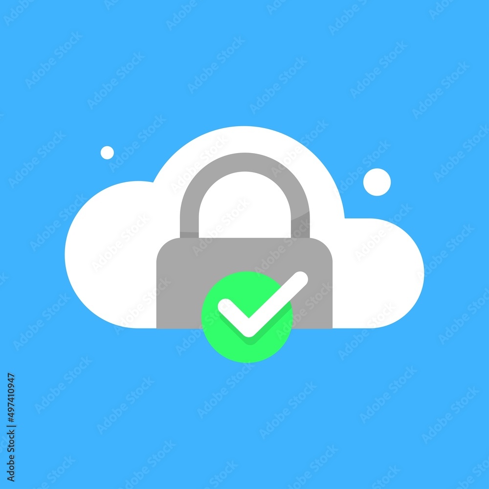 safe, secure in cloud storage concept illustration flat design vector eps10. modern graphic element for landing page, empty state ui, infographic, icon safe, secure in cloud storage concept illustration flat design vector eps10. modern graphic element for landing page, empty state ui, infographic, icon