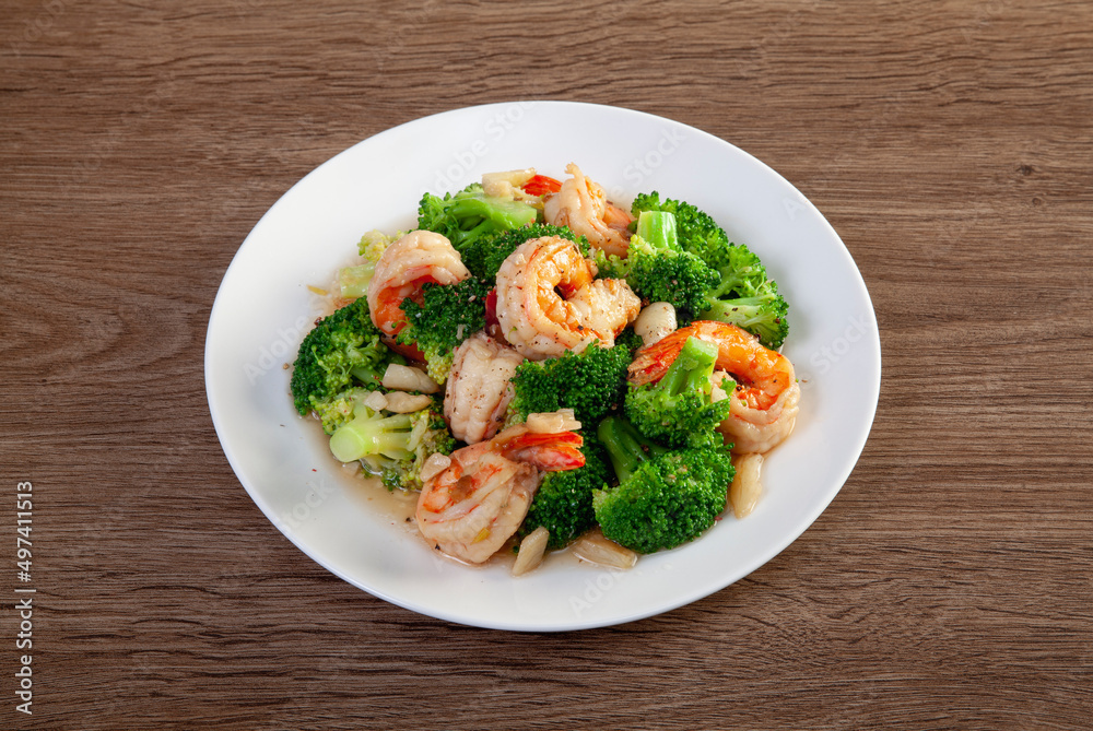 Stir Fried Broccoli with Shrimp Stir Fried Broccoli with Shrimp