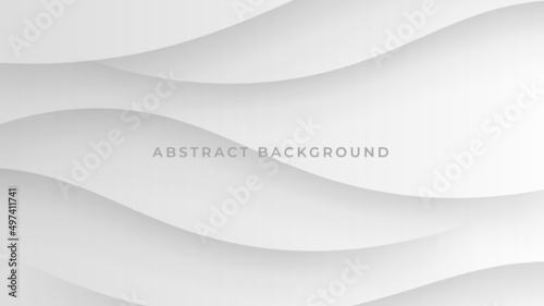 white background gray wave gradient line. gradient geometric. vector illustration.