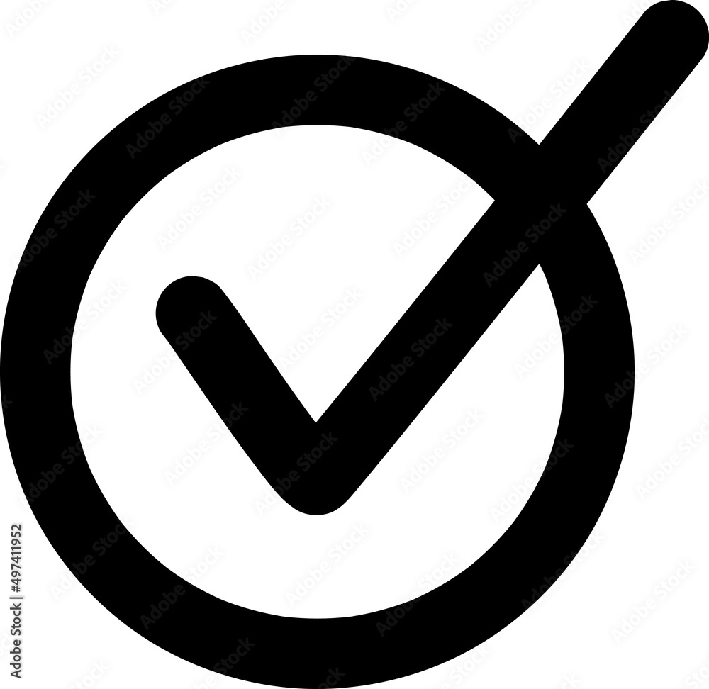 check mark Icon vector icon illustration on white background..eps check mark Icon vector icon illustration on white background..eps