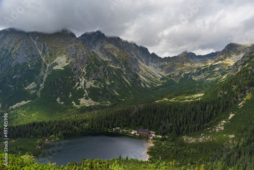 Summer sunsets and sunrises in poland and slovakian high tatras mountains