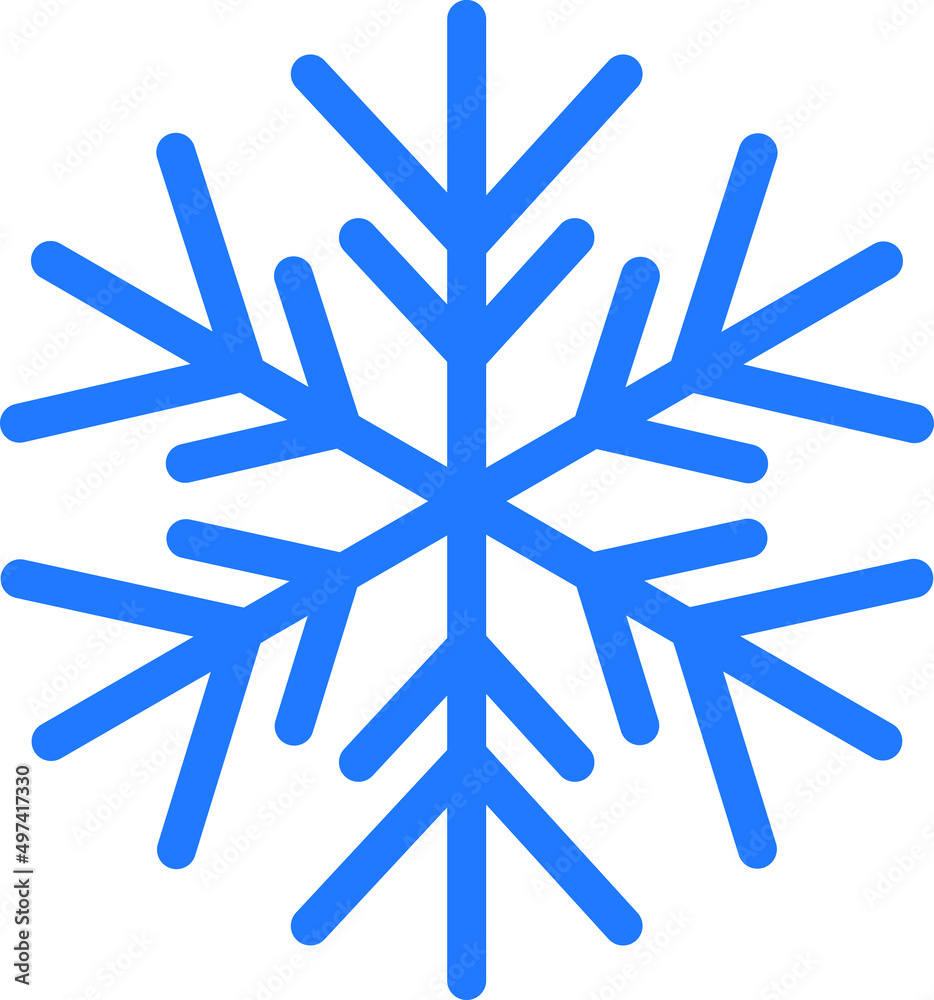 Snowflake icon, snow icon vector Snowflake icon, snow icon vector