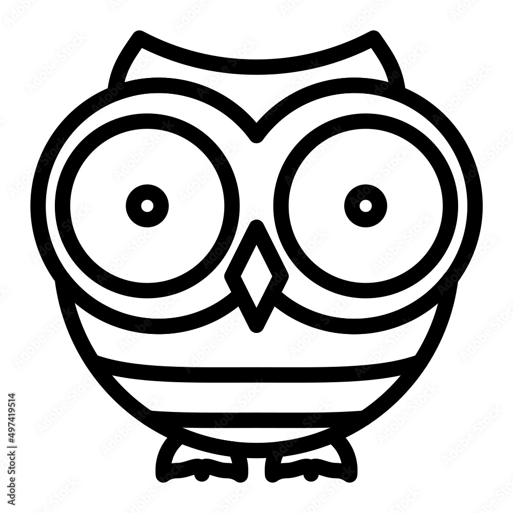 Obraz premium owl cartoon character