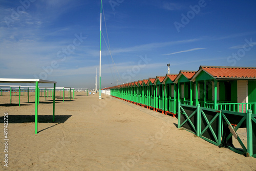 viareggio beach cabanas italy