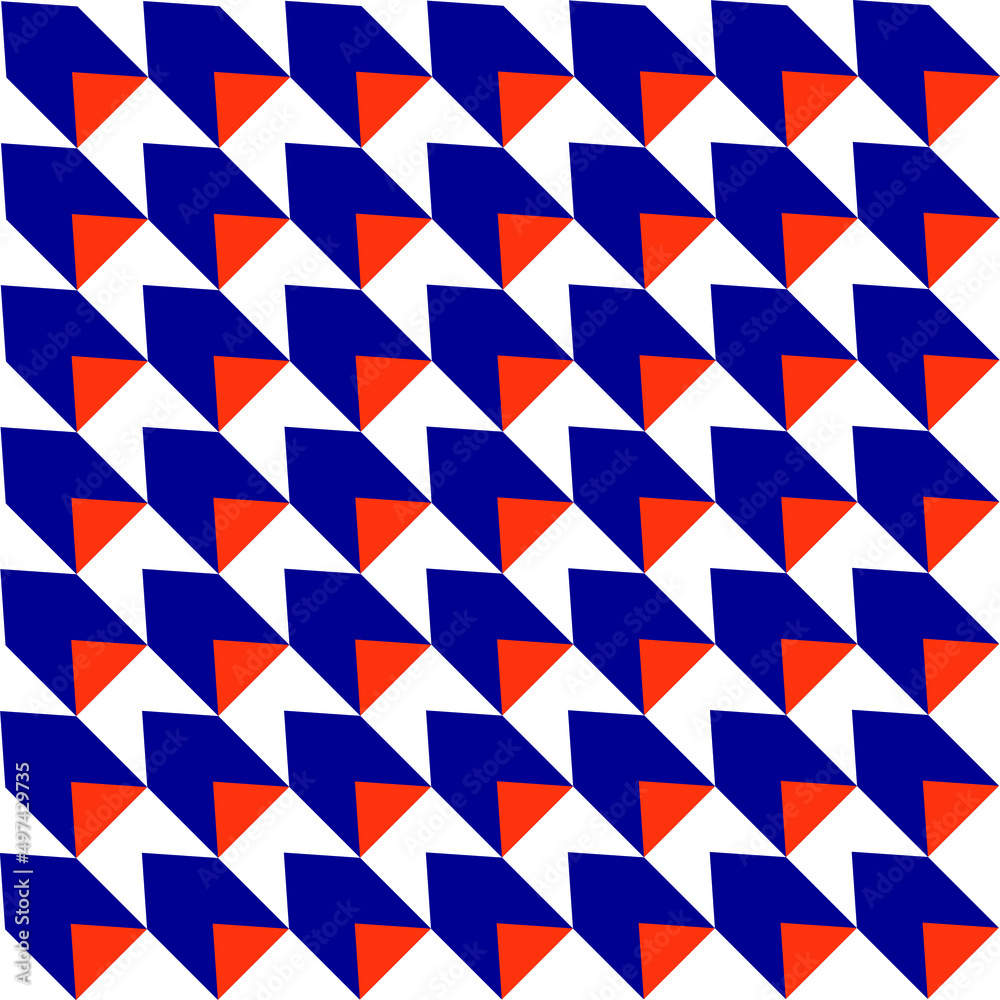 Seamless arrow pattern isolates on white background