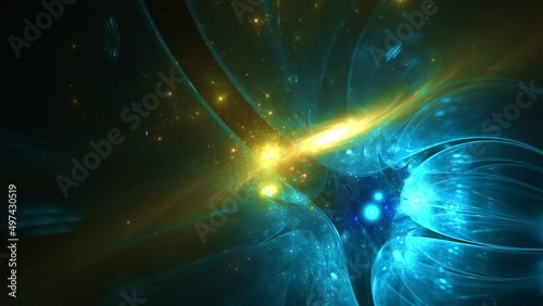 Abstract video background for mandalas and esoteric movies