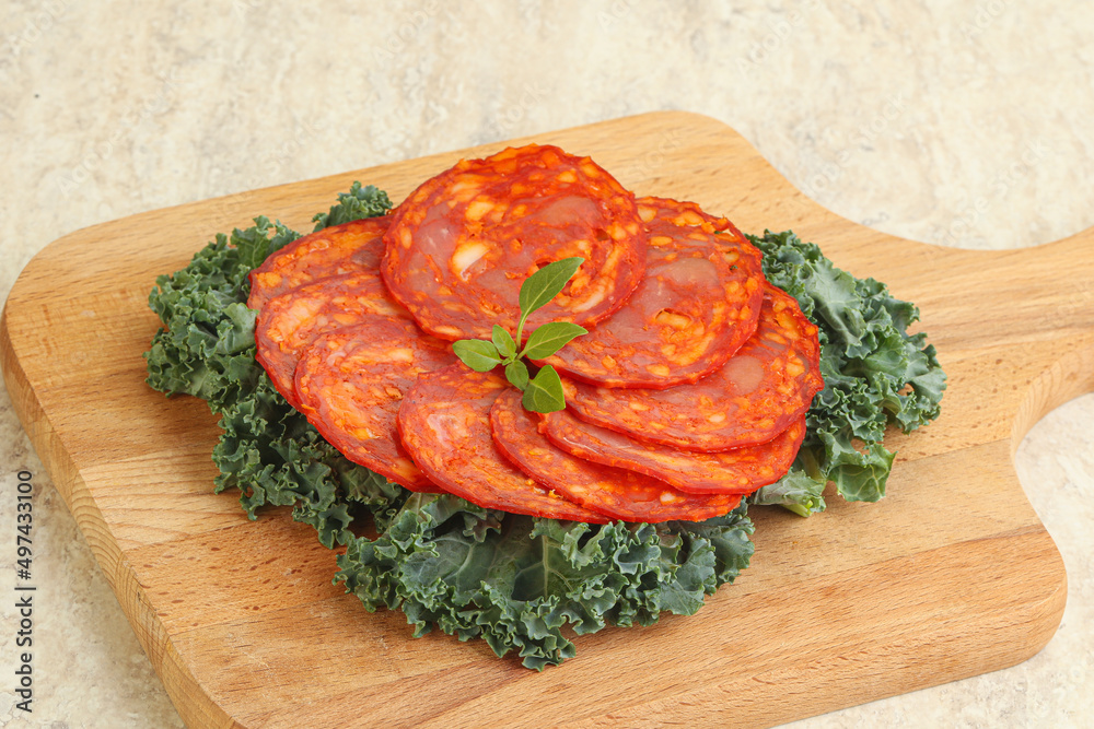 Italian pork dry sausage - Chorizo Italian pork dry sausage - Chorizo
