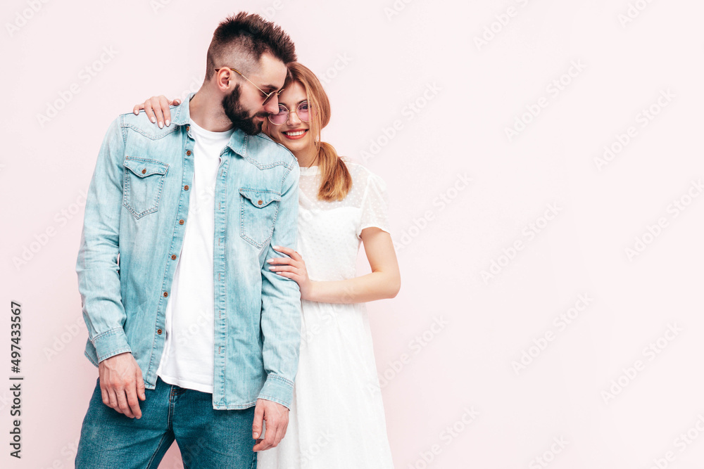 Sexy smiling beautiful woman and her handsome boyfriend. Happy cheerful family having tender moments near wall in studio.Pure cheerful models hugging.Embracing each other. Cheerful and happy Sexy smiling beautiful woman and her handsome boyfriend. Happy cheerful family having tender moments near wall in studio.Pure cheerful models hugging.Embracing each other. Cheerful and happy