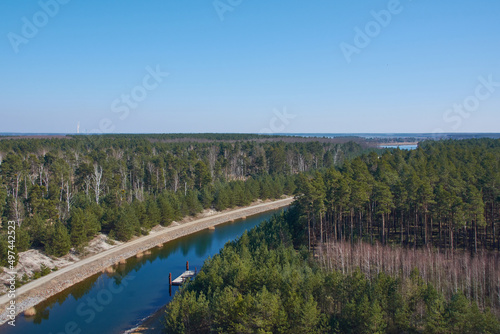 Am Sornoer Kanal im Lausitzer Seenland